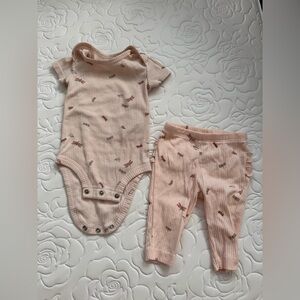 Baby Girl Clothes New Carter's Preemie 2pc Dragon Fly Ruffle Outfit3 months